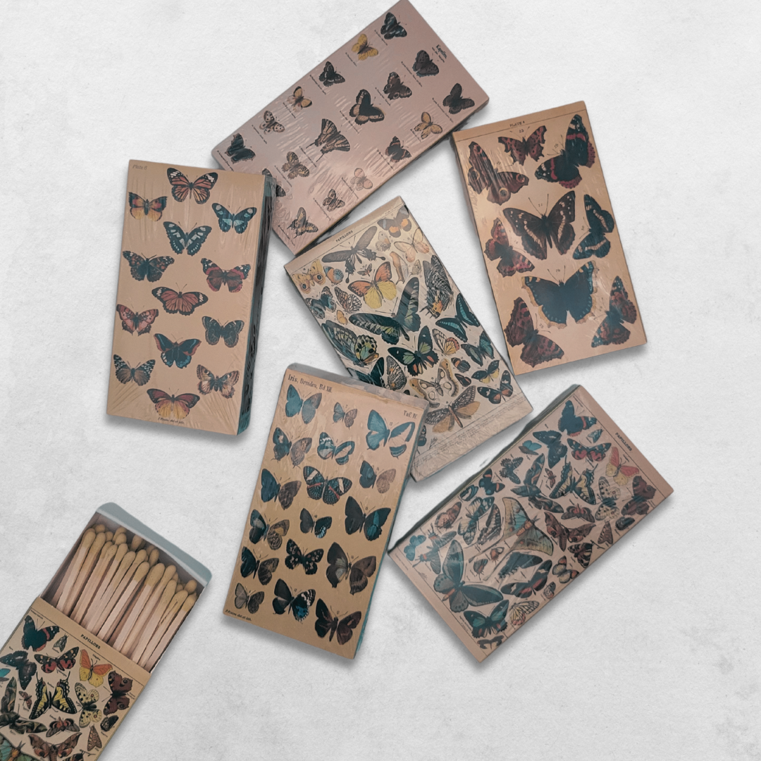Vintage Design Matchbox (50 Matches)