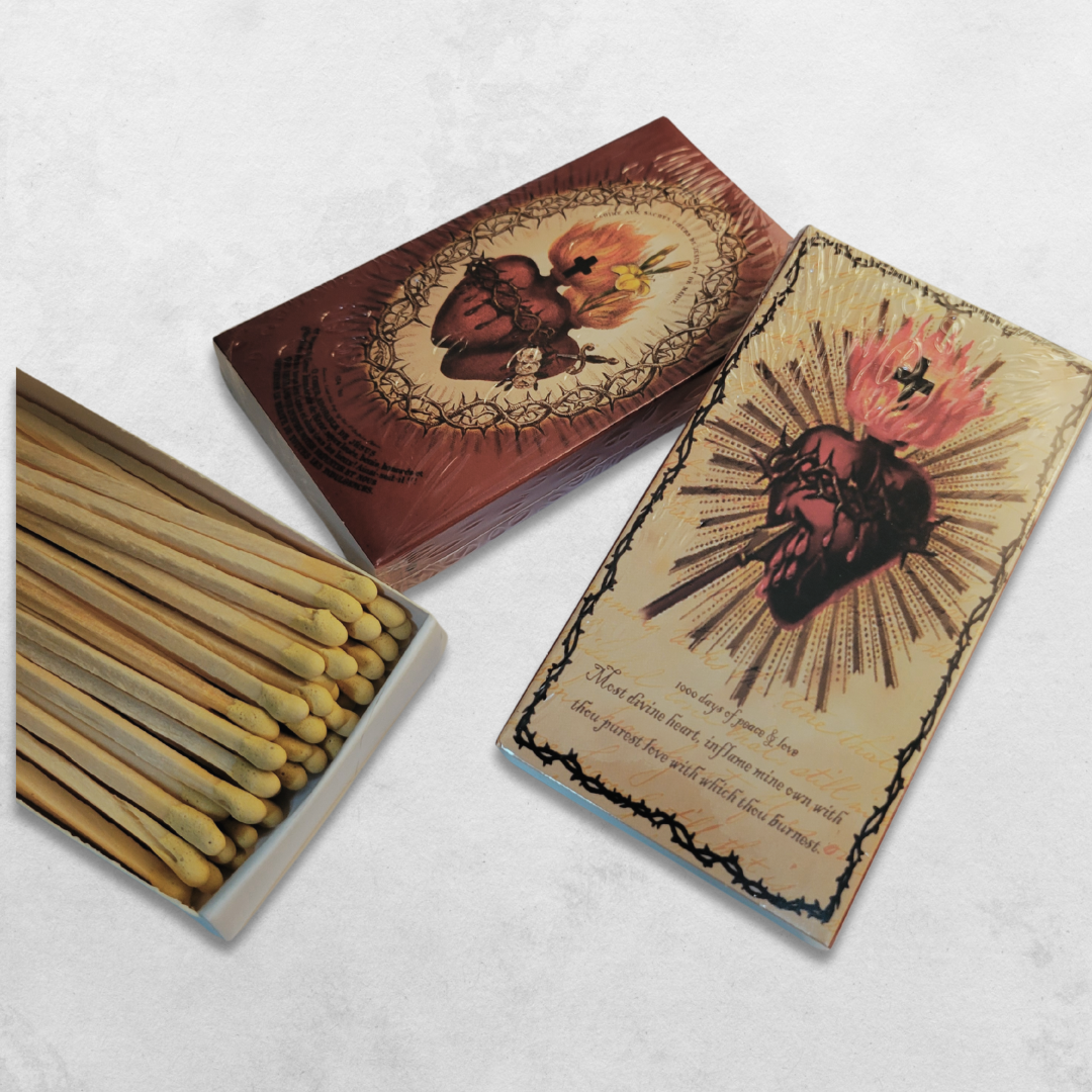 Vintage Design Matchbox (50 Matches)