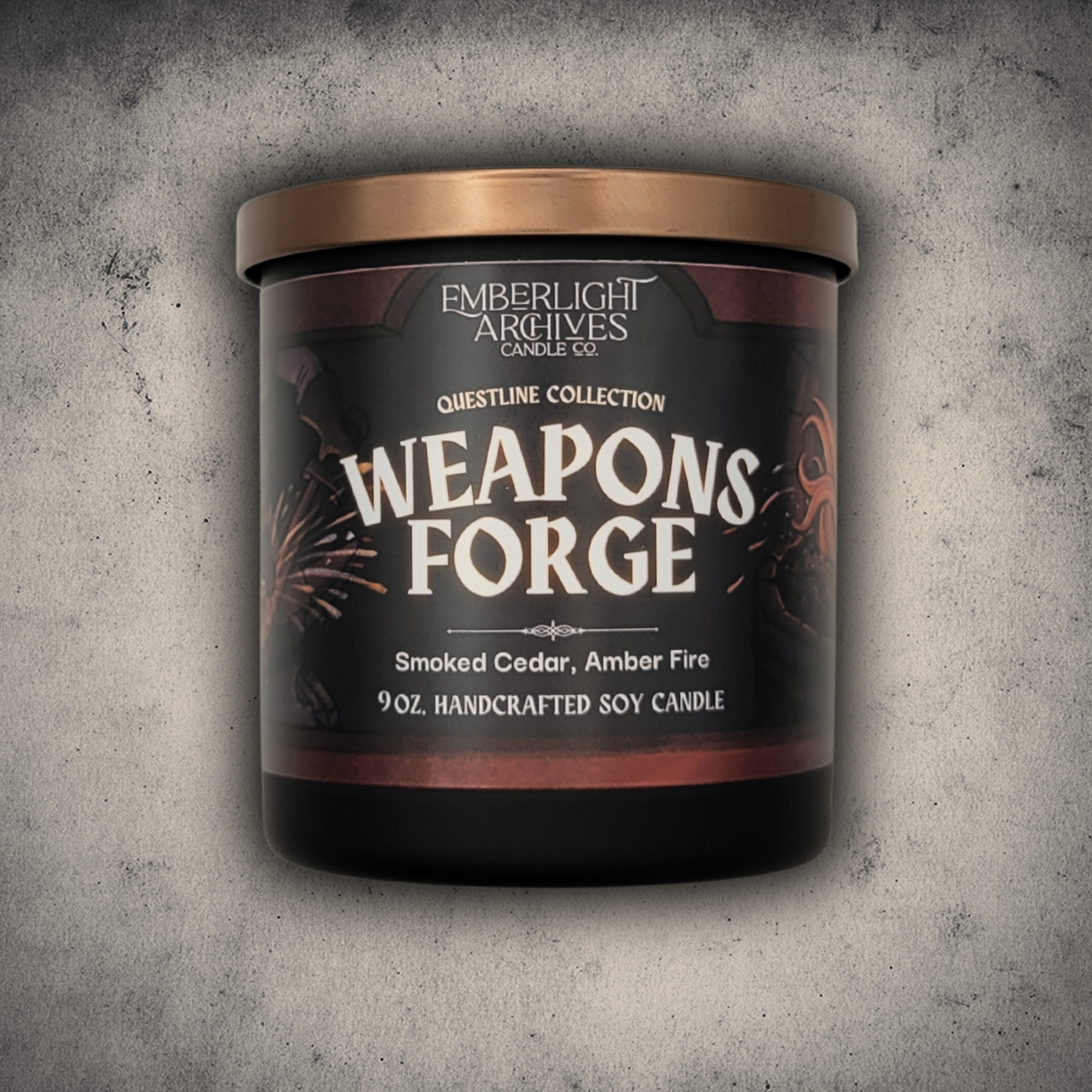 Weapons Forge - Smoked Cedar, Amber Fire