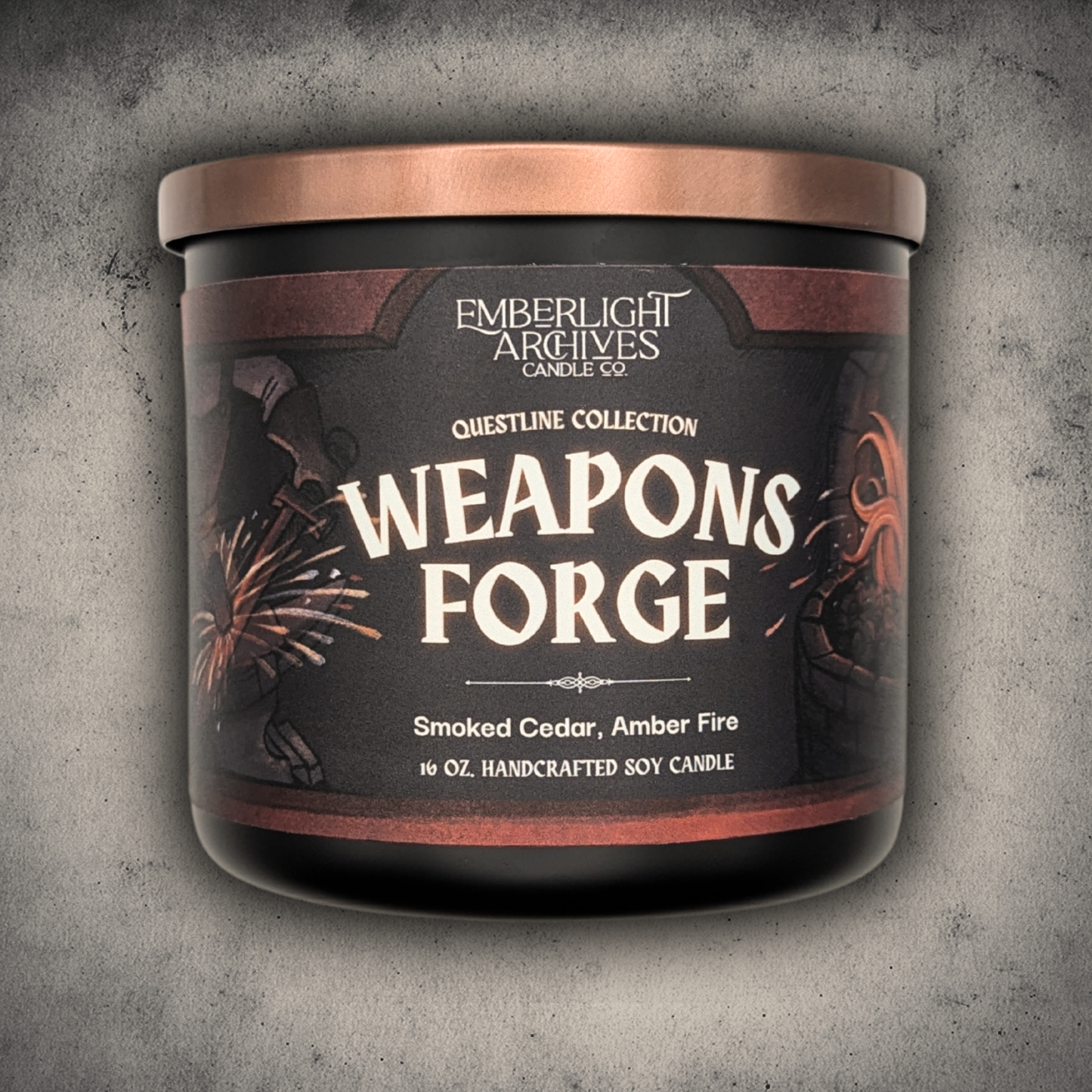 Weapons Forge - Smoked Cedar, Amber Fire