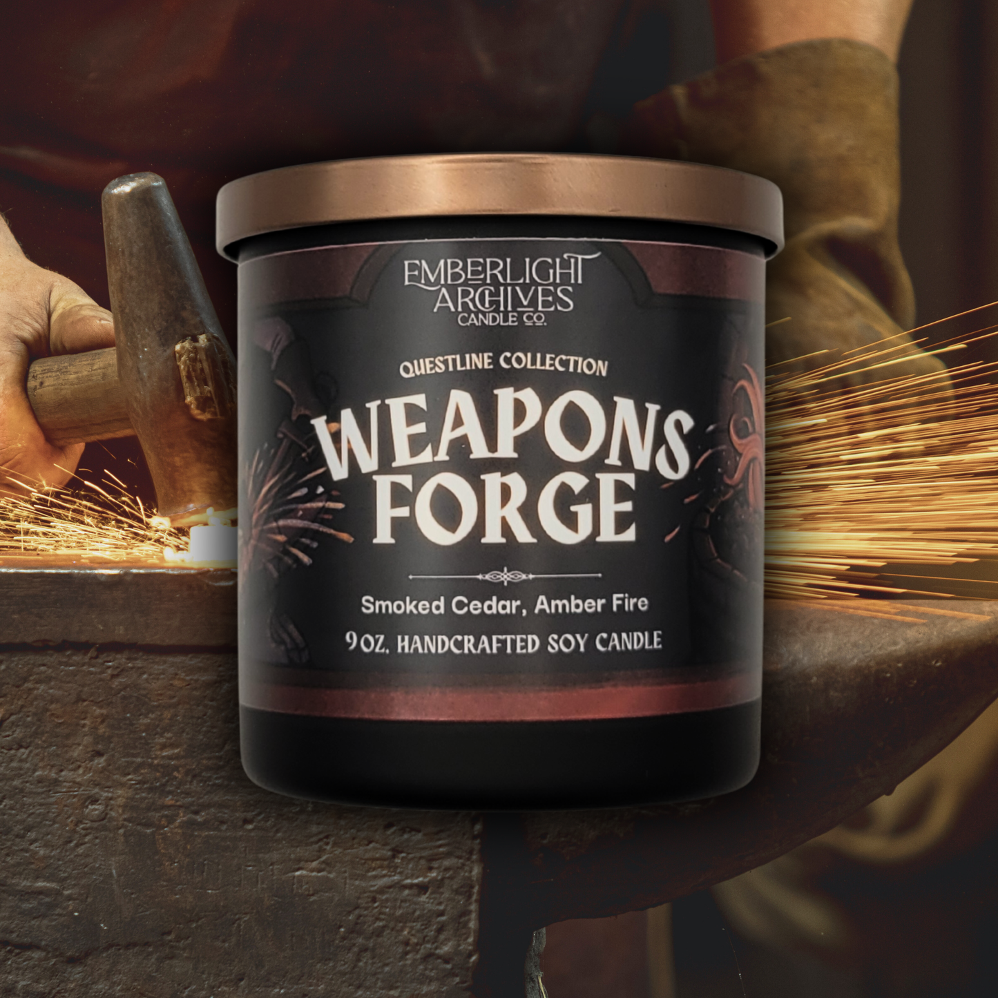 Weapons Forge - Smoked Cedar, Amber Fire