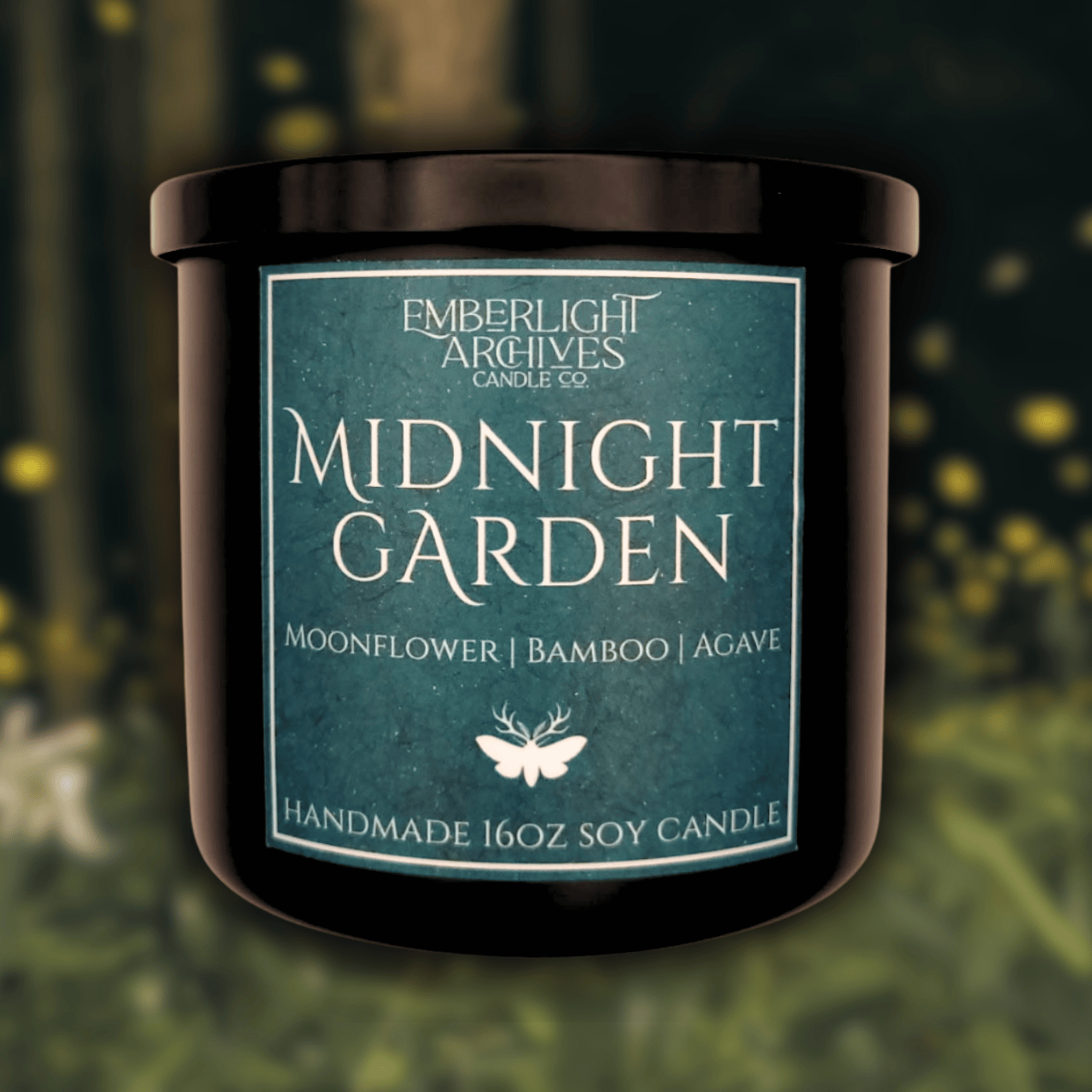 Midnight Garden - Moonflower, Agave, Bamboo